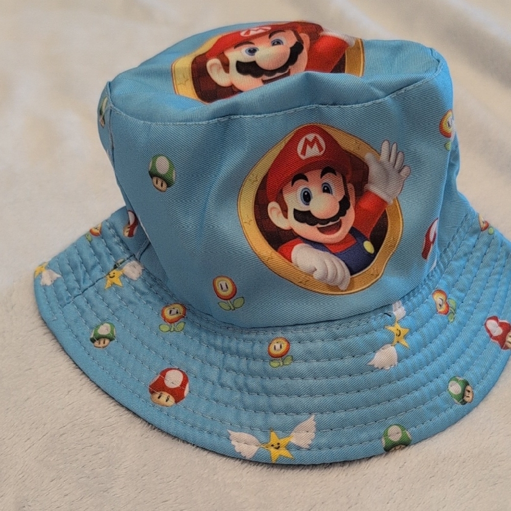 Super Mario Blue Bucket Hat
